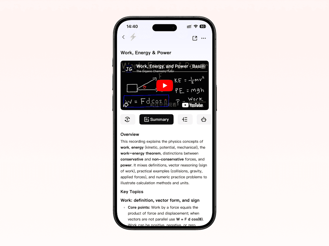 HiNoter-Dashboard für KI-Transkription und Produktivität