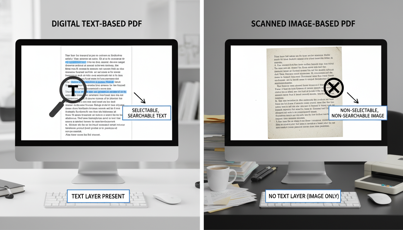 Hinoter Pdf Comparison Text Vs Scanned