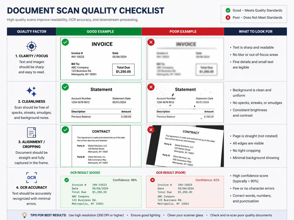 Hinoter Scan Quality Checklist Good Bad Comparison