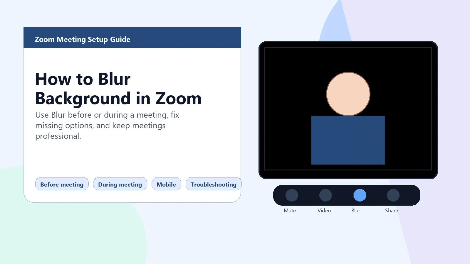 How to blur background in Zoom before or during a meeting on desktop and mobile