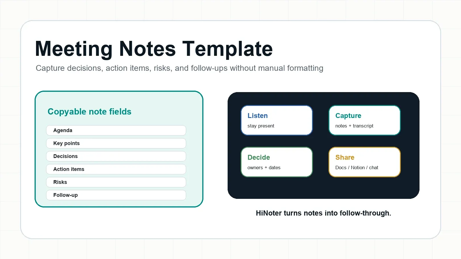 Meeting Notes Template