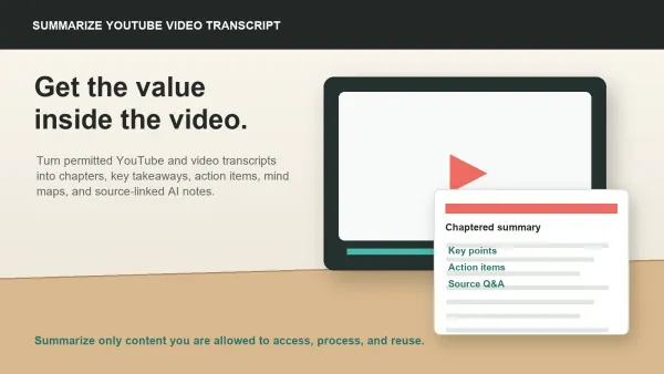 How to Summarize a YouTube Video Transcript With AI